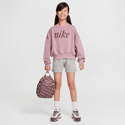 Nike Sportswear Club Fleece Girls' Boxy Crew-Neck Sweatshirt