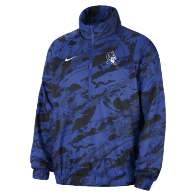 Chamarra tipo anorak universitaria Nike para hombre Duke Windrunner