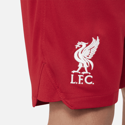 Liverpool FC 2023/24 Stadium Home Big Kids' Nike Dri-FIT Soccer Shorts