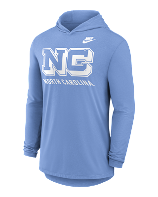 Мужская футболка North Carolina Legacy Nike Dri-FIT College Long-Sleeve Hooded