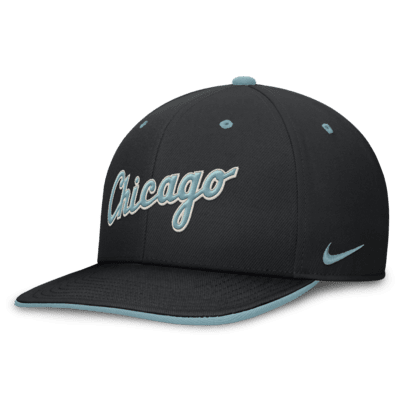 Gorra ajustable Nike Dri-FIT de la MLB ajustable para hombre Chicago White Sox Pro Tech Script