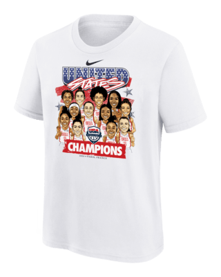 Подростковая футболка USAB Big Kids' Nike Basketball для баскетбола