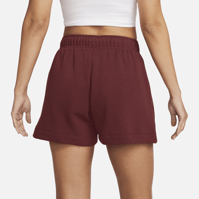 Shorts de tiro medio para mujer Nike Sportswear Club Fleece