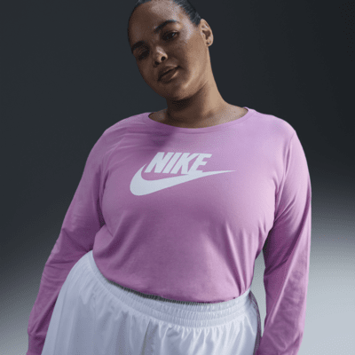 Nike Sportswear Club Women's Long-Sleeve T-Shirt (Plus Size)