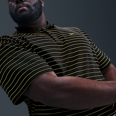 Męska koszulka polo do golfa w paski Nike Dri-FIT Victory