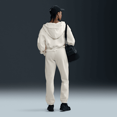 Damskie spodnie dresowe o kroju oversize z wysokim stanem Nike Sportswear Phoenix Fleece