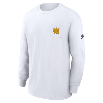 West Virginia Mountaineers Legacy Max90 Pocket Men's Nike College Long-Sleeve T-Shirt