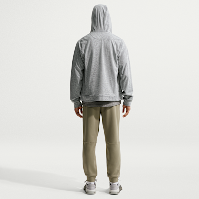 Sudadera con gorro de alto rendimiento Dri-FIT de cierre completo con protección contra los rayos UV para hombre Nike Primary NanoKnit