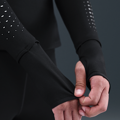 Löpartröja Nike Swift Therma-FIT ADV med kvartslång dragkedja och reflekterande designdetaljer för kvinnor