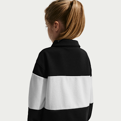 ナイキ クラブ リトルキッズ フレンチテリー ロングスリーブ ラグビーポロ