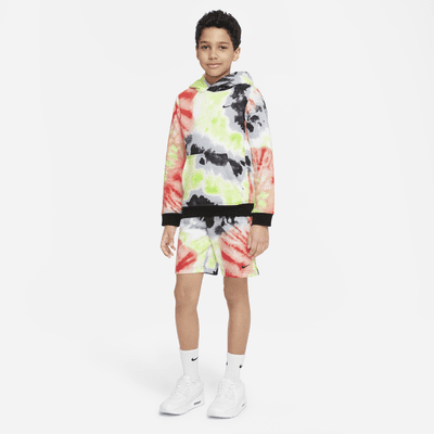 Nike Sportswear Club Big Kids' Tie-Dye Pullover Hoodie