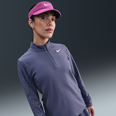 Playera de golf Dri-FIT ADV de medio cierre para mujer Nike Tour