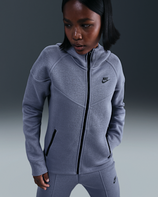 Женское худи Nike Sportswear Tech Fleece Windrunner Full-Zip Hoodie для бега