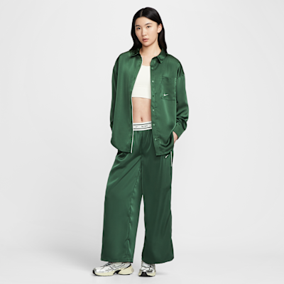 Nike Sportswear Women's Loose Mid-Rise Satin Trousers