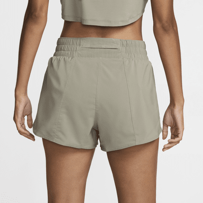 Shorts con forro de ropa interior Dri-FIT de tiro medio de 8 cm para mujer Nike One