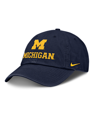 Мужские  Michigan Sideline Club Gameday Nike College Adjustable Hat