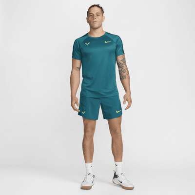 Rafa Challenger Nike Dri-FIT Kısa Kollu Erkek Tenis Üstü