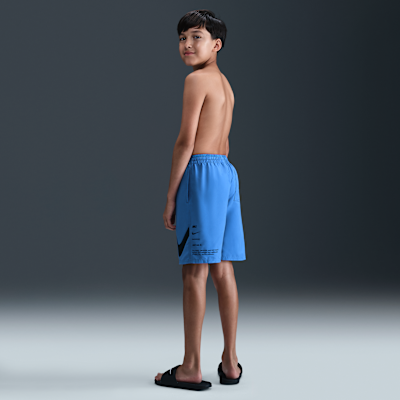 Nike Swim Breaker Big Kids' (Boys') 7" Brief-Lined Volley Short
