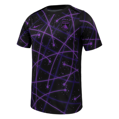 Playera de fútbol de manga corta para antes del partido Nike para hombre Al Ain FC