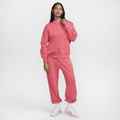 Nike Sportswear Phoenix Fleece Oversize-Damen-Sweatshirt mit Rundhalsausschnitt