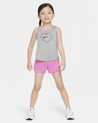 Nike Dri-FIT Happy Camper Toddler Mesh Shorts Set. Nike.com