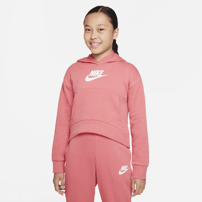 Nike Sportswear Club Fleece Big Kids' (Girls') Hoodie. Nike.com