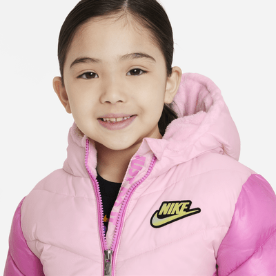 Nike Colorblock Chevron Puffer Jacket Little Kids Jacket