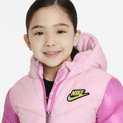 Nike Colorblock Chevron Puffer Jacket Little Kids Jacket. Nike.com