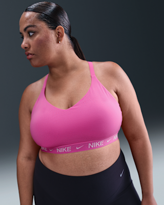 Женские  Nike Indy Light Support Padded Adjustable Sports Bra (Plus Size)
