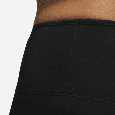 Leggings cropped de tiro alto y sujeción firme con bolsillos para mujer Nike Go