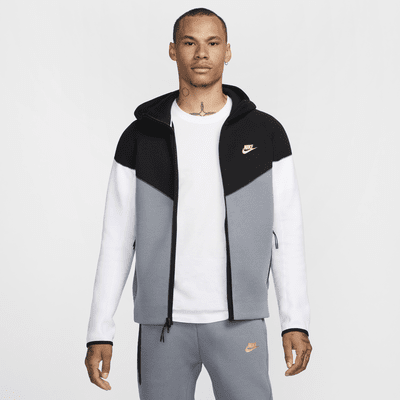 Nike Sportswear Tech Fleece Windrunner Tam Boy Fermuarlı Erkek Kapüşonlu Üst