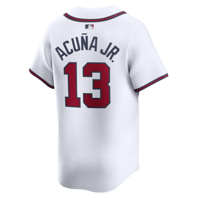 Jersey Nike Dri-FIT ADV de la MLB Limited para hombre Ronald Acuña Jr. Atlanta Braves