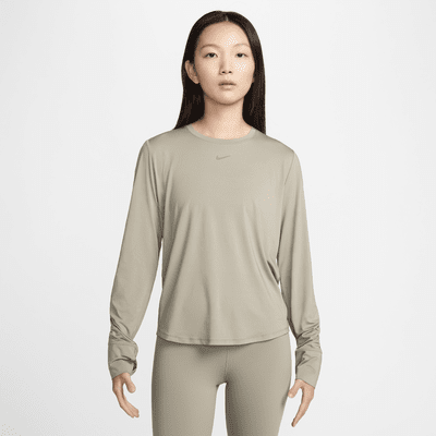 Nike One Classic Dri-FIT damestop met lange mouwen