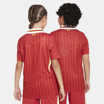 Liverpool FC 2024/25 Stadyum İç Saha Nike Dri-FIT Genç Çocuk Futbol Taraftar Forması