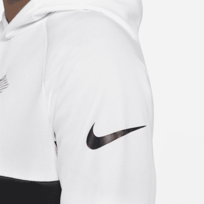 Sudadera con gorro de entrenamiento sin cierre con gráfico para niños talla grande Nike Therma-FIT