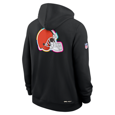 Cleveland Browns Crucial Catch Sideline Men's Nike Dri-FIT NFL Pullover Hoodie