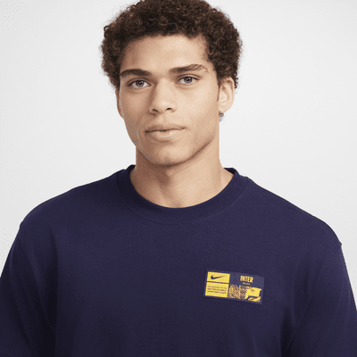 Męski T-shirt piłkarski Nike Inter Mediolan Premium