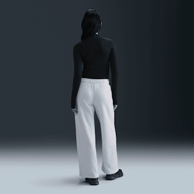 Nike Sportswear Club Fleece Women's Mid-Rise Wide-Leg Graphic Pants