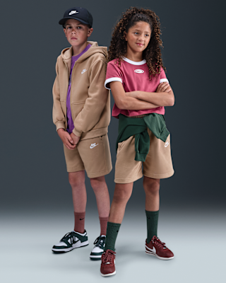 Детские шорты Nike Sportswear Club Fleece Big Kids' French Terry Shorts