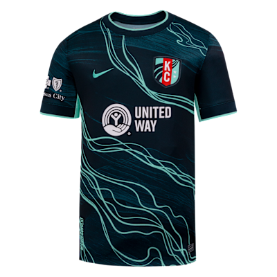 Kansas City Current Stadium Away Big Kids' Nike Dri-FIT NWSL Replica Jersey