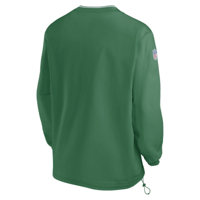 Playera rompevientos de manga larga de la NFL Nike para hombre Philadelphia Eagles Logo