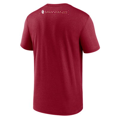 Playera universitaria marca Jordan Dri-FIT para hombre Oklahoma Courtside Basketball Legend