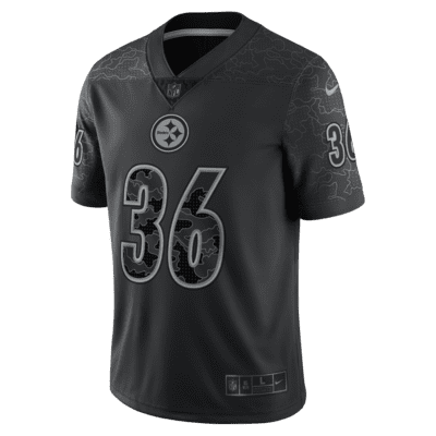 Jersey de fútbol americano a la moda para hombre Pittsburgh Steelers RFLCTV de la NFL (Jerome Bettis)