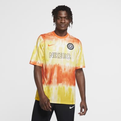 nike yellow soccer jersey