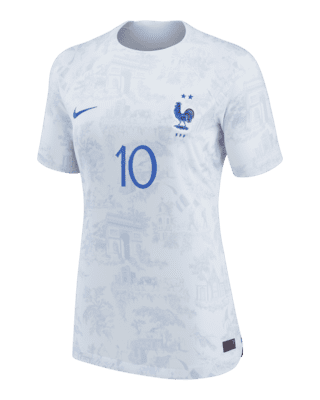 France National Team 2022/23 Stadium Away (Kylian Mbappe) Women's Nike  Dri-FIT Soccer Jersey