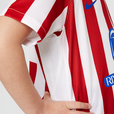 Primera equipación Stadium Atlético de Madrid 2025/26 Equipación de fútbol de tres piezas Replica Nike - Niño/a pequeño/a