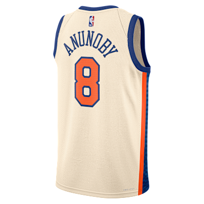 OG Anunoby New York Knicks City Edition Men's Nike NBA Swingman Jersey