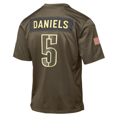 Jayden Daniels Washington Commanders Salute to Service Big Kids’ Nike NFL Game Jersey