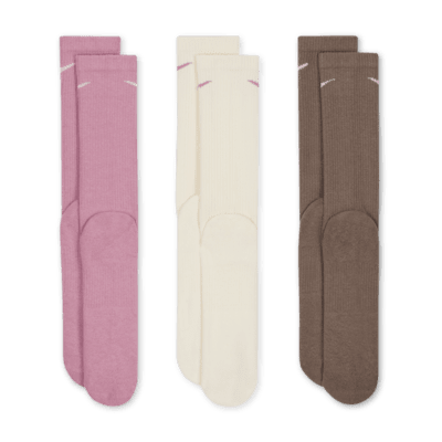 Chaussettes de training mi-mollet Nike Everyday Plus Cushioned (3 paires)