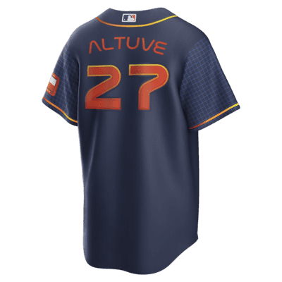 MLB Houston Astros City Connect (Jose Altuve) Men's Replica Baseball Jersey